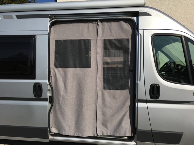 Kastenwagen Schiebetürvorhang Sommer Fliegenschutz Maßschneider Kelberg